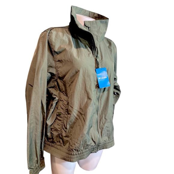 Women's Columbia Jacket Large Olive - Picture 2 of 6